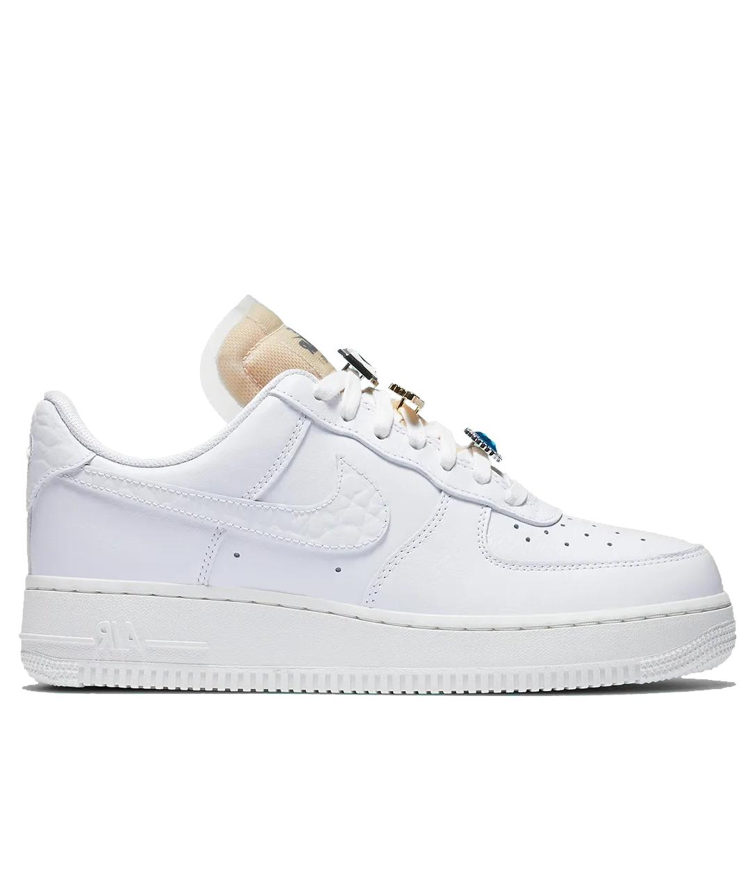 NIKE Белые кожаные кроссовки, фото 1