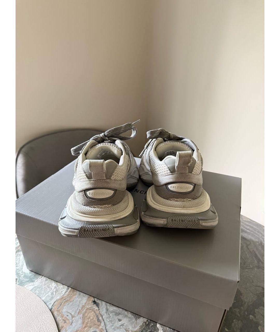 BALENCIAGA Антрацитовые замшевые кроссовки, фото 5