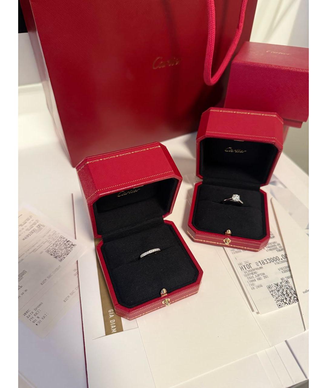 CARTIER Кольцо из белого золота, фото 4