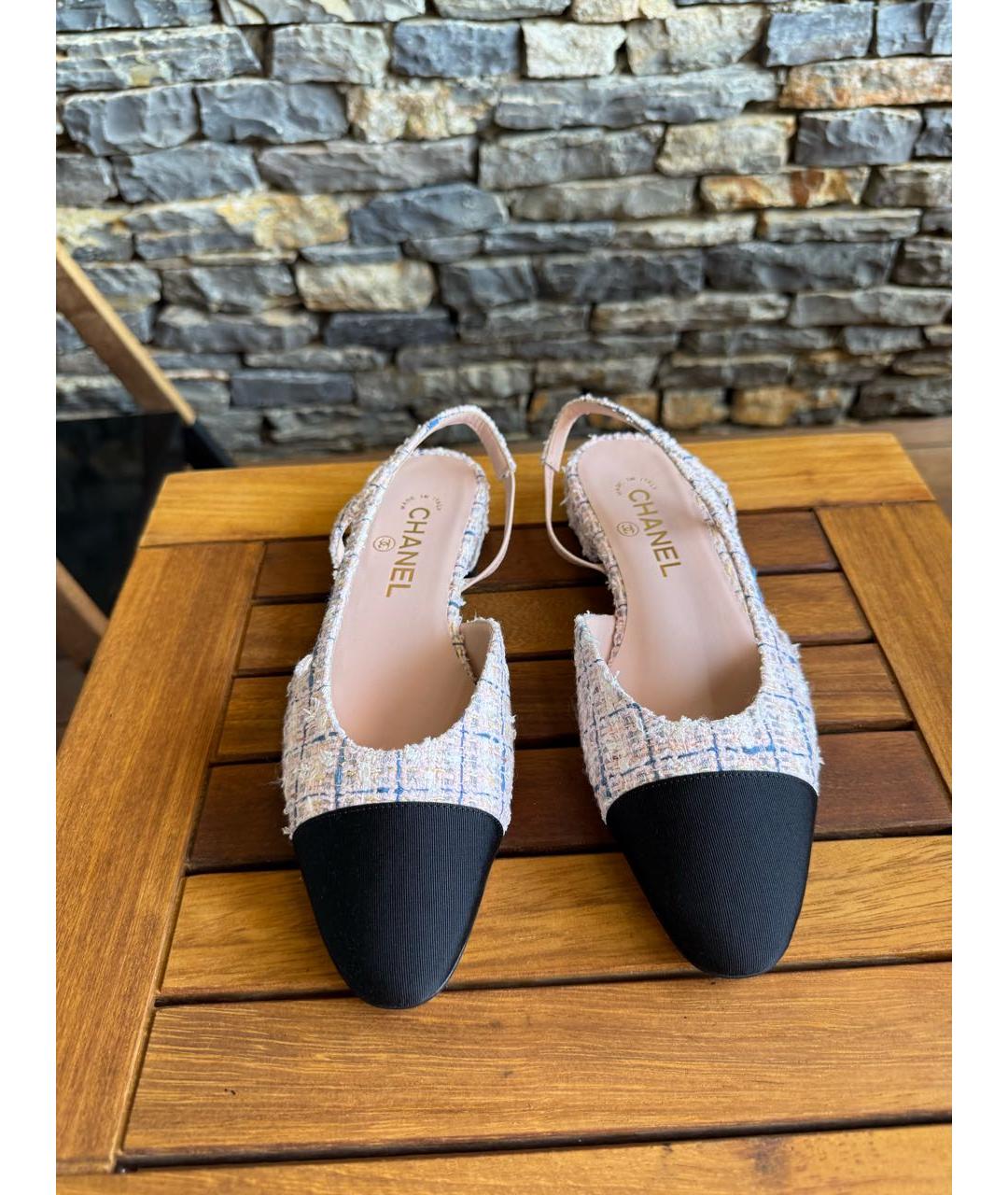 CHANEL Розовые кожаные балетки, фото 2