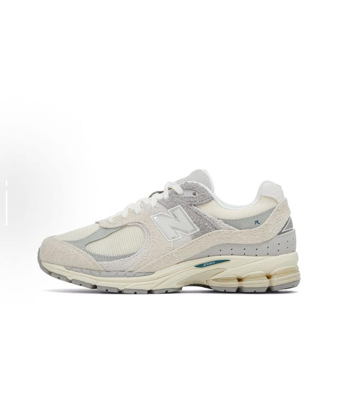 NEW BALANCE Бежевые замшевые кроссовки, фото 3