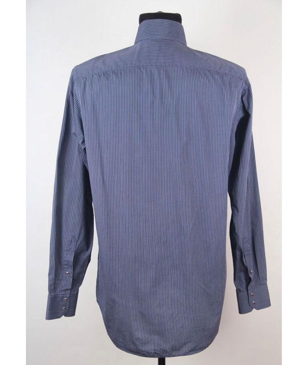 MUGLER VINTAGE Синяя хлопковая кэжуал рубашка, фото 2