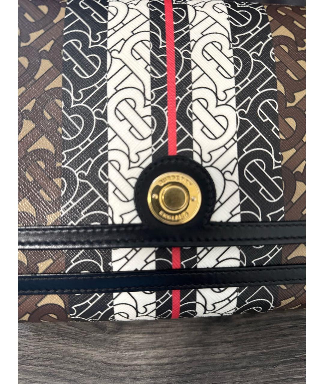 BURBERRY Мульти кожаная сумка через плечо, фото 6
