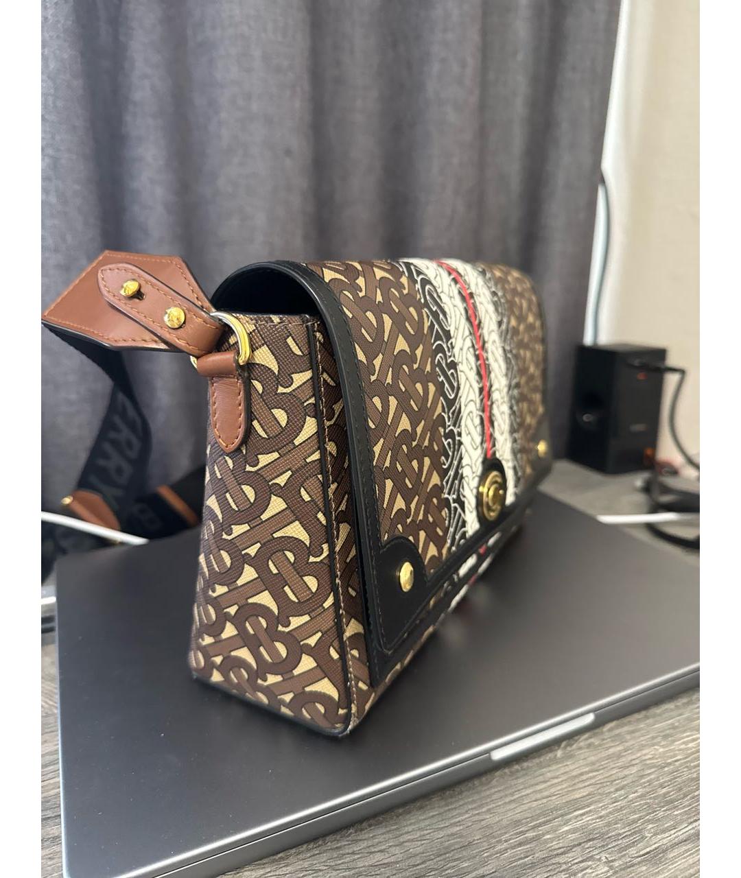 BURBERRY Мульти кожаная сумка через плечо, фото 2