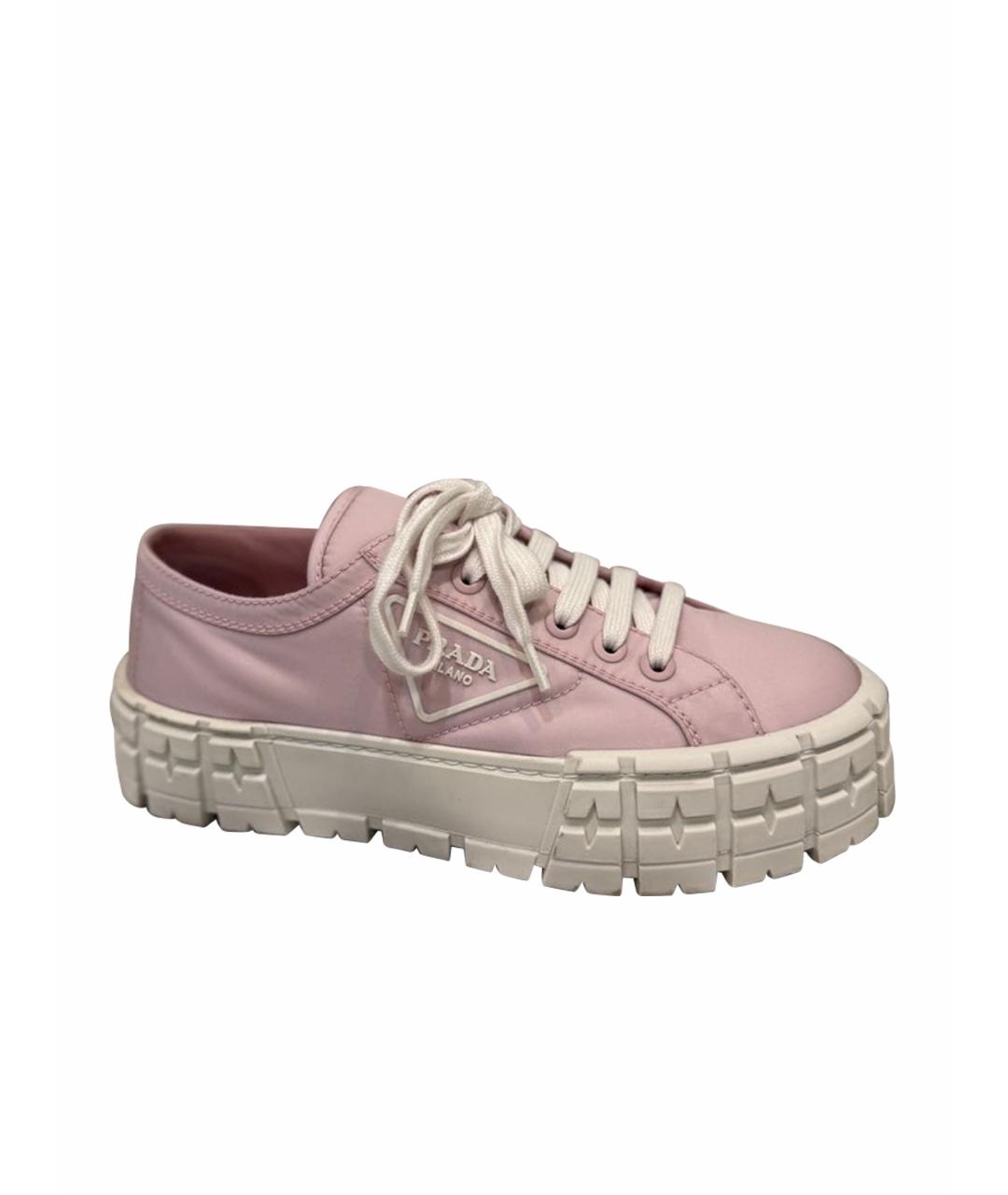 PRADA Розовые кроссовки, фото 1