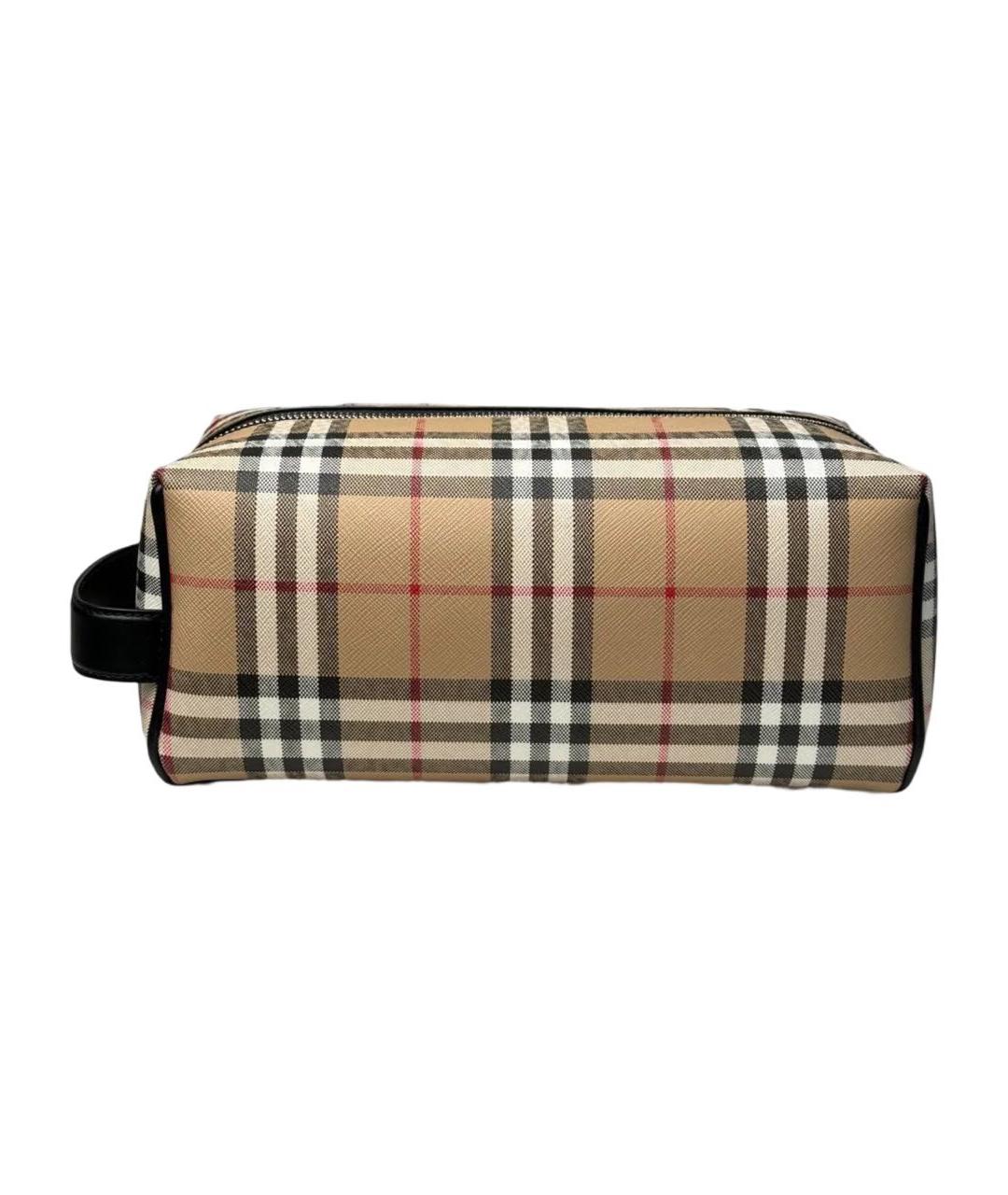 BURBERRY Коричневая кожаная дорожная/спортивная сумка, фото 6