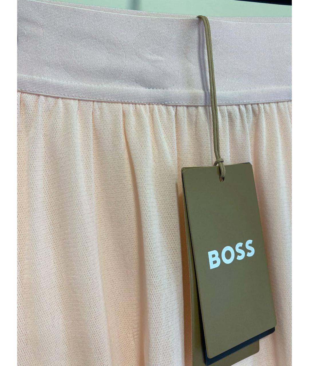 HUGO BOSS Коралловая юбка миди, фото 4