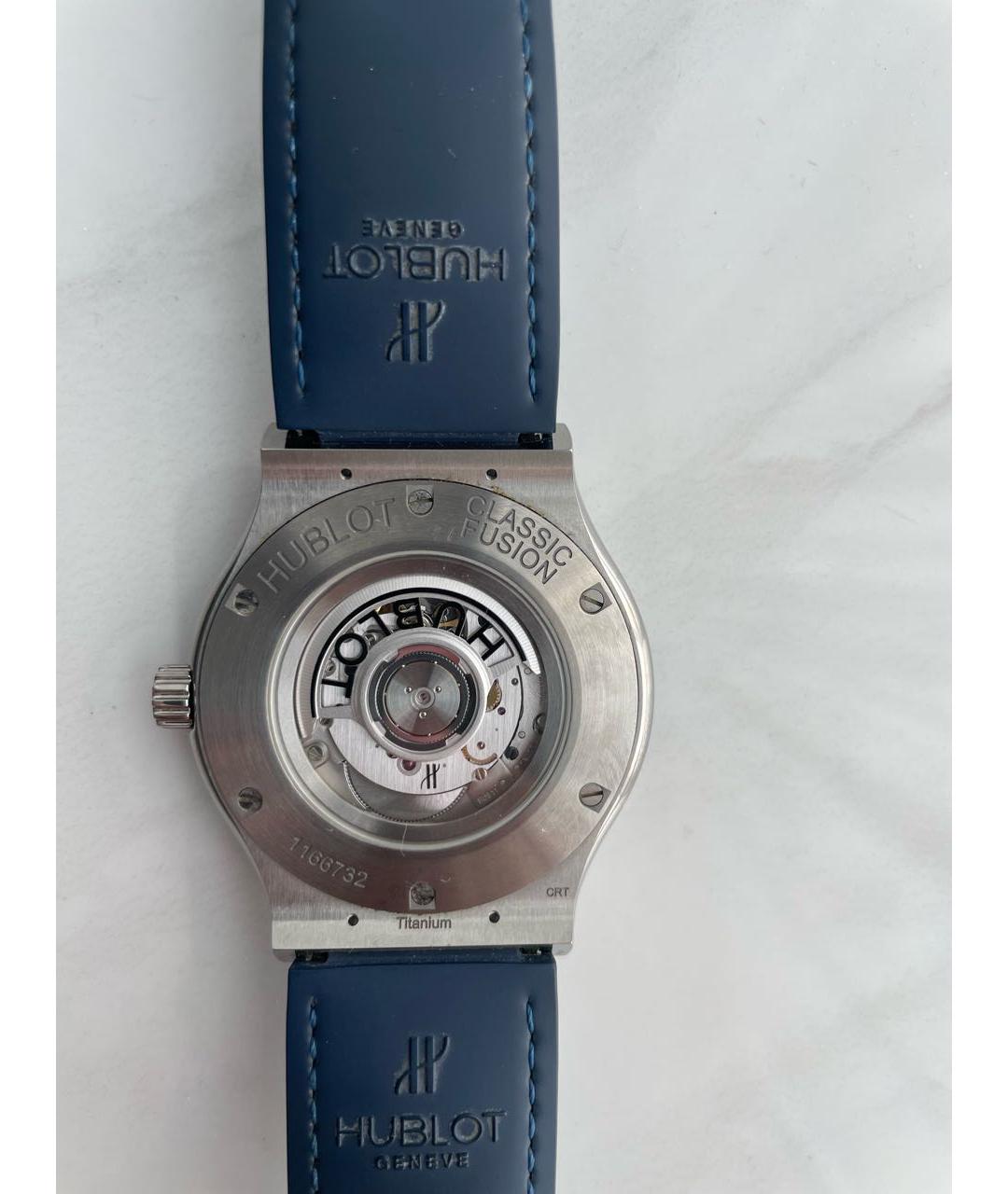 HUBLOT Синие титановые часы, фото 2