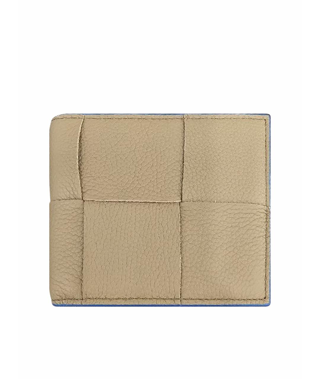 BOTTEGA VENETA Коричневый кожаный кошелек, фото 1