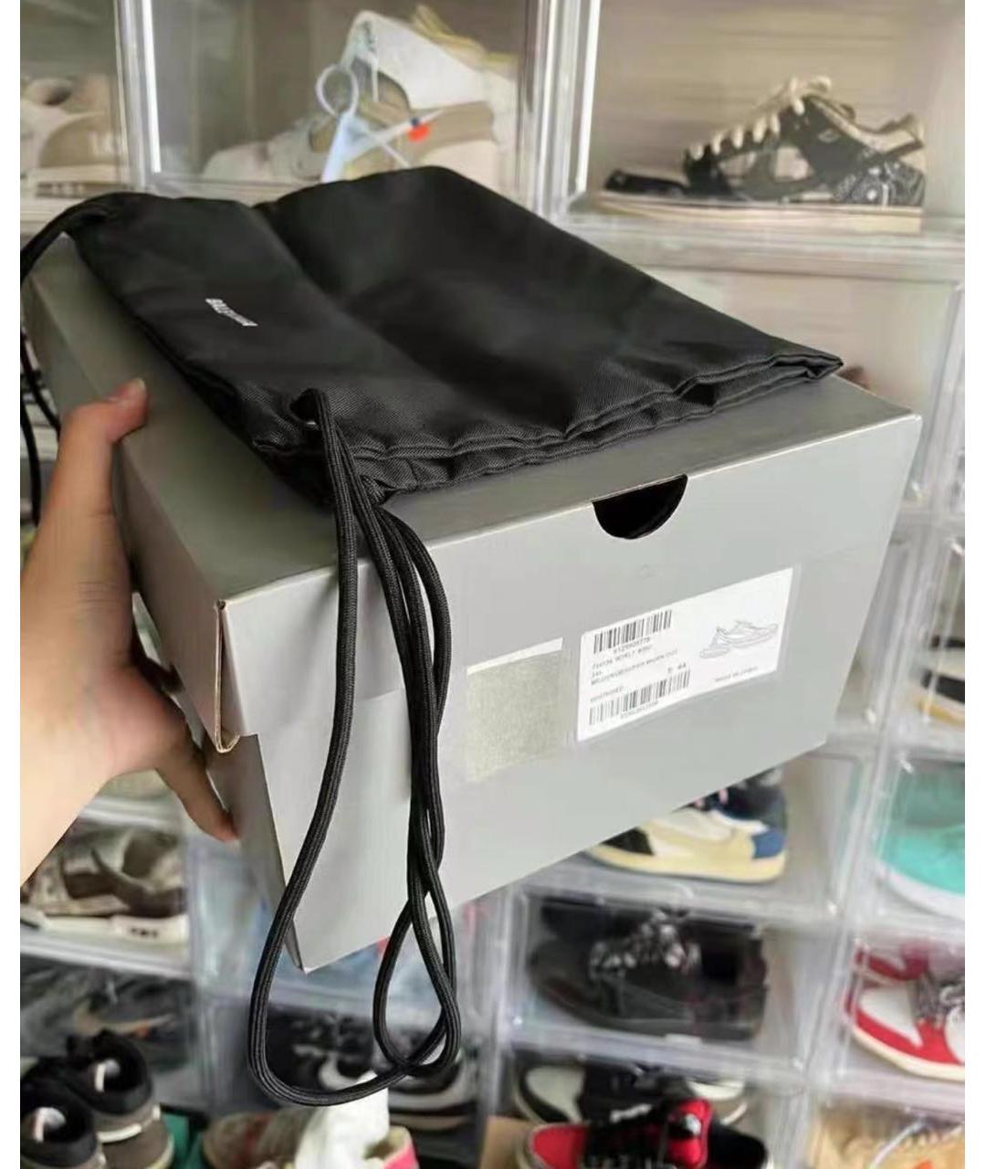 BALENCIAGA Красные текстильные высокие кроссовки / кеды, фото 8
