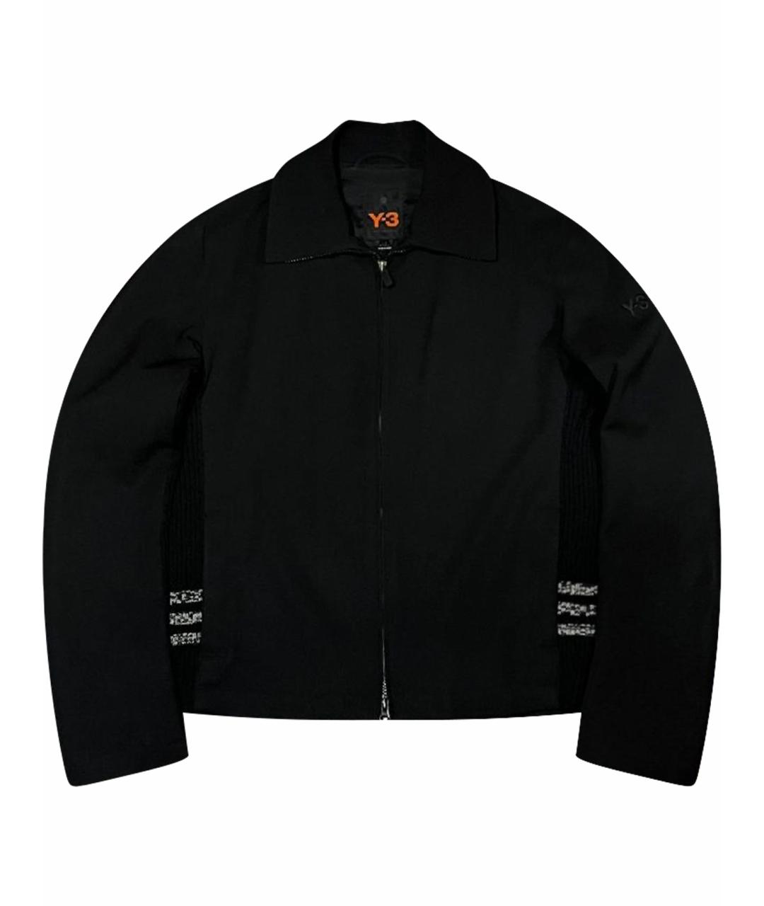 Y-3 Черная полиэстеровая куртка, фото 1