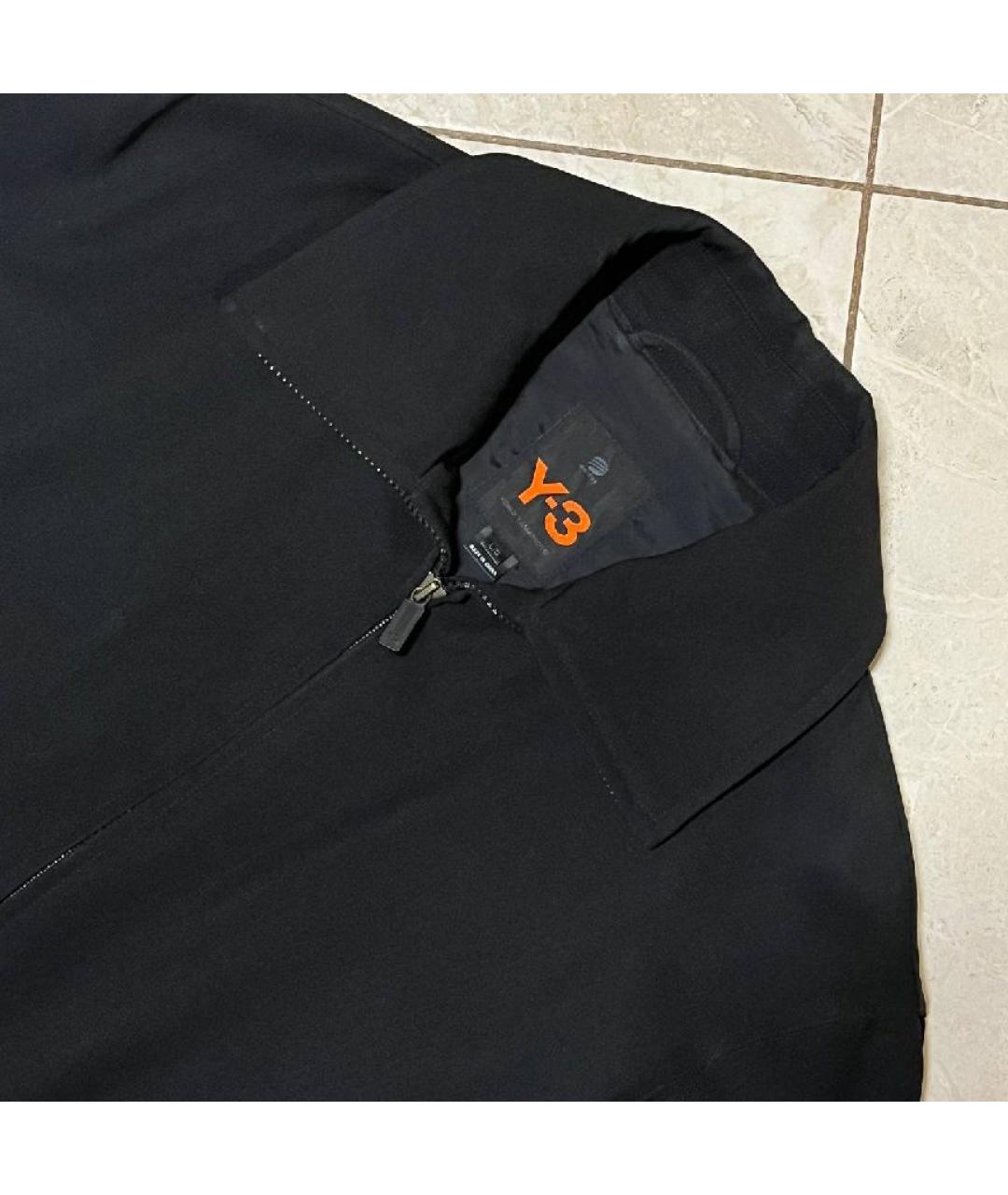 Y-3 Черная полиэстеровая куртка, фото 3