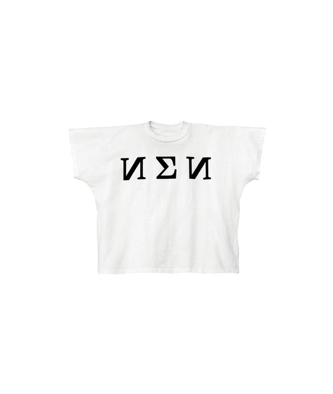 YEEZY Белая хлопковая футболка, фото 6