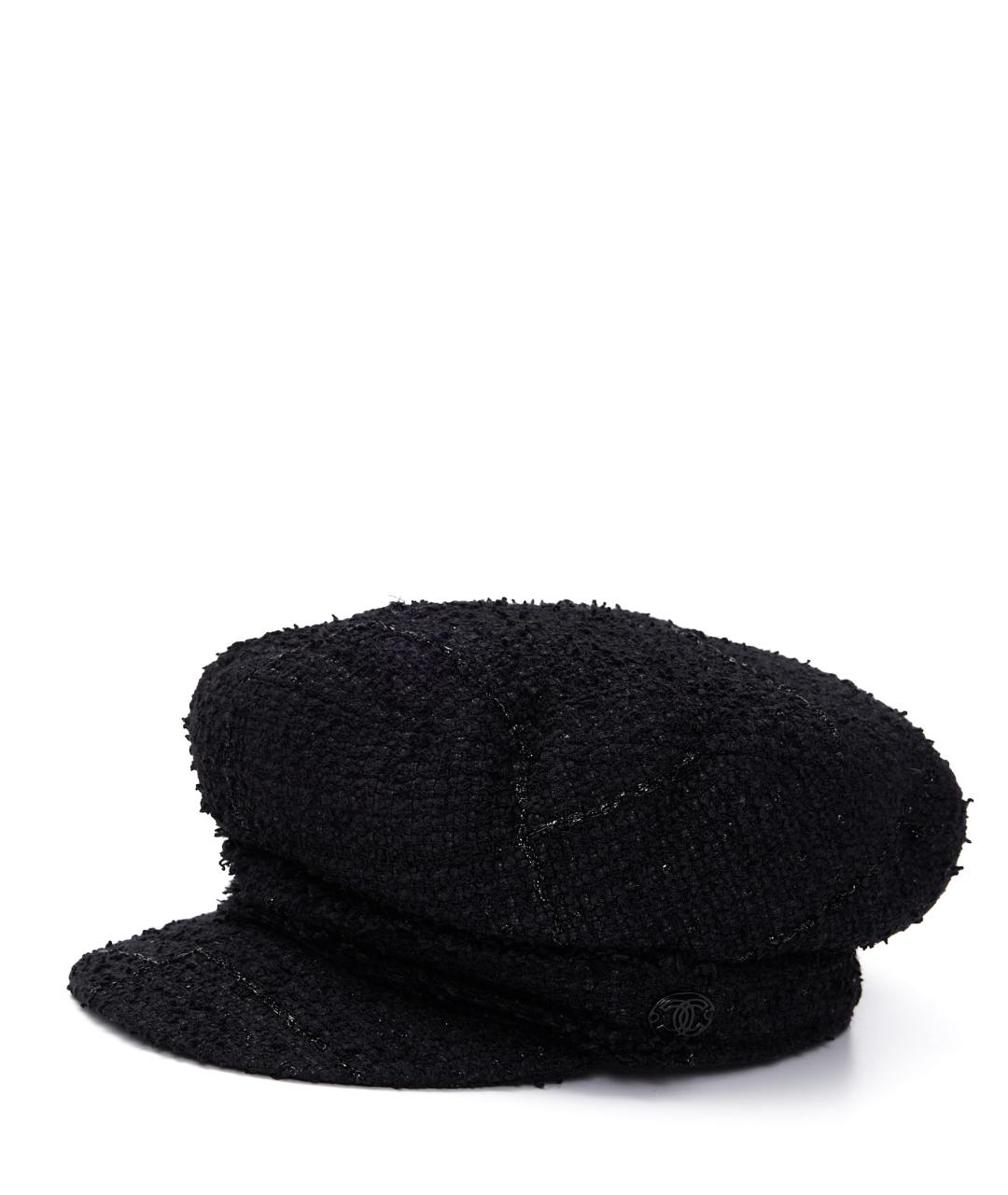 CHANEL Темно-синяя хлопковая кепка, фото 7