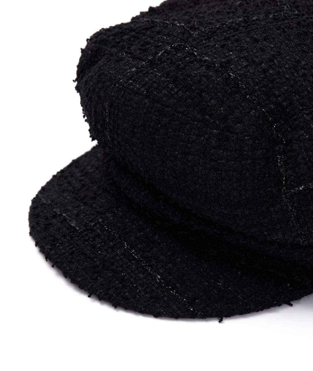 CHANEL Темно-синяя хлопковая кепка, фото 3
