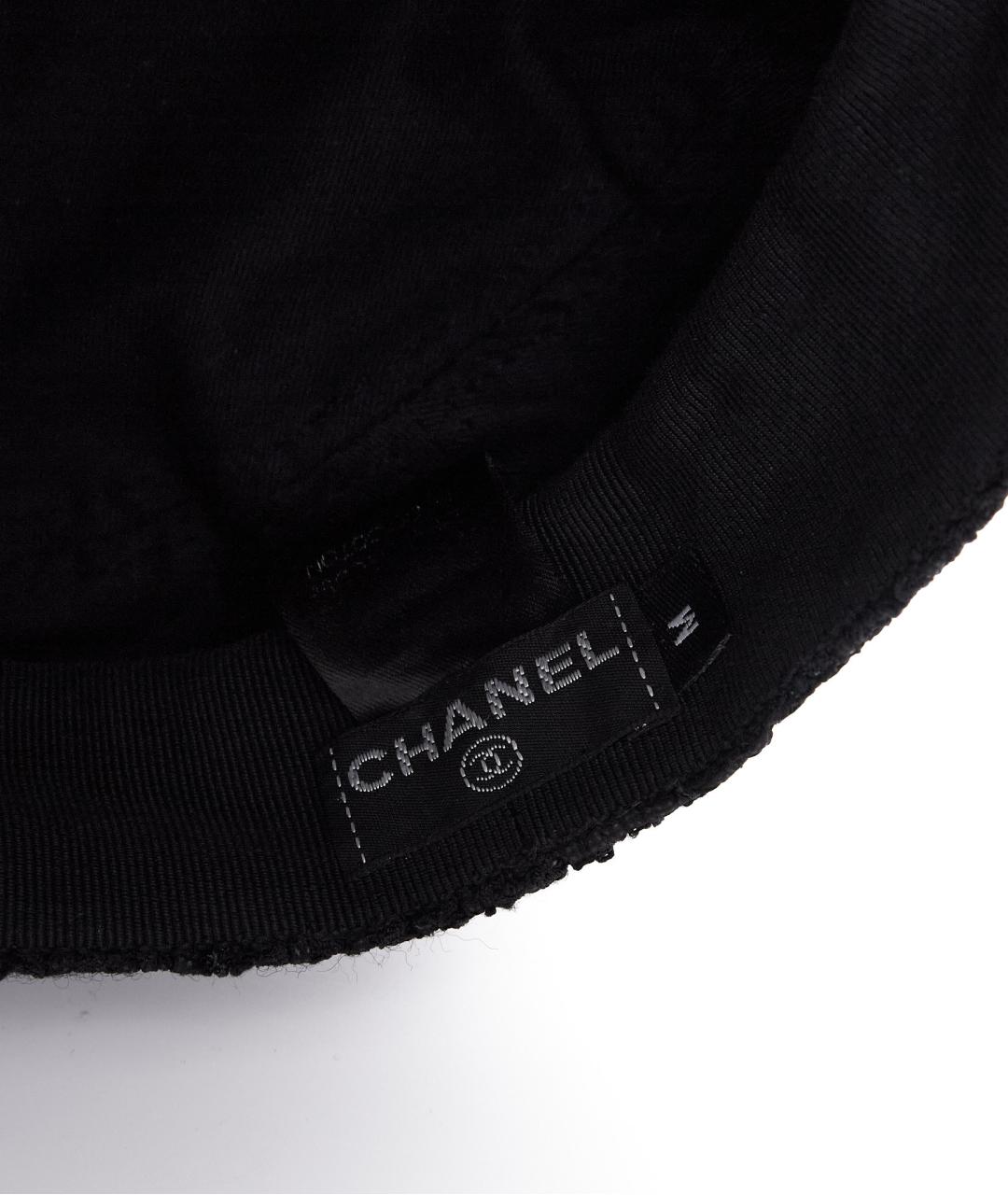 CHANEL Темно-синяя хлопковая кепка, фото 5