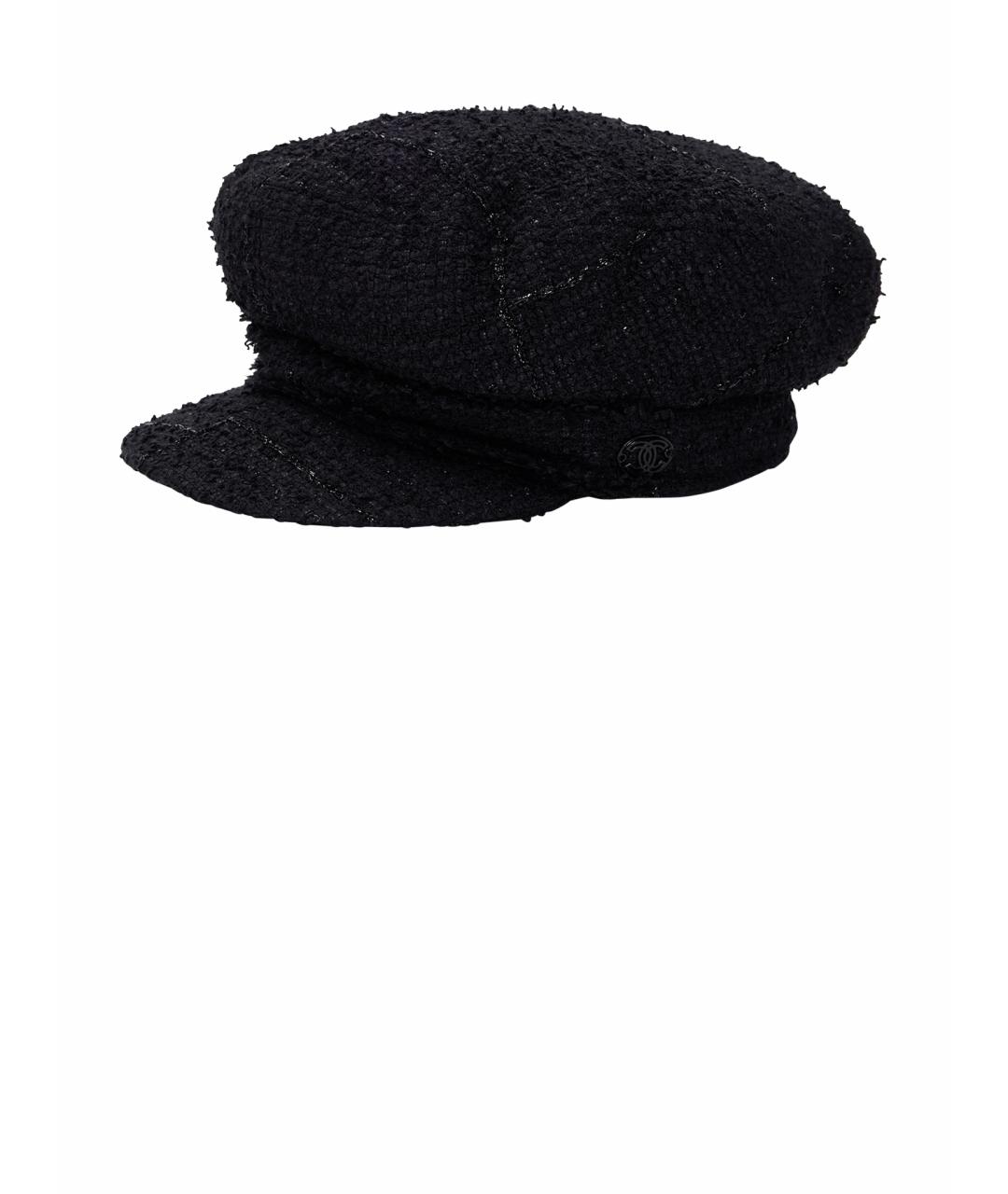 CHANEL Темно-синяя хлопковая кепка, фото 1