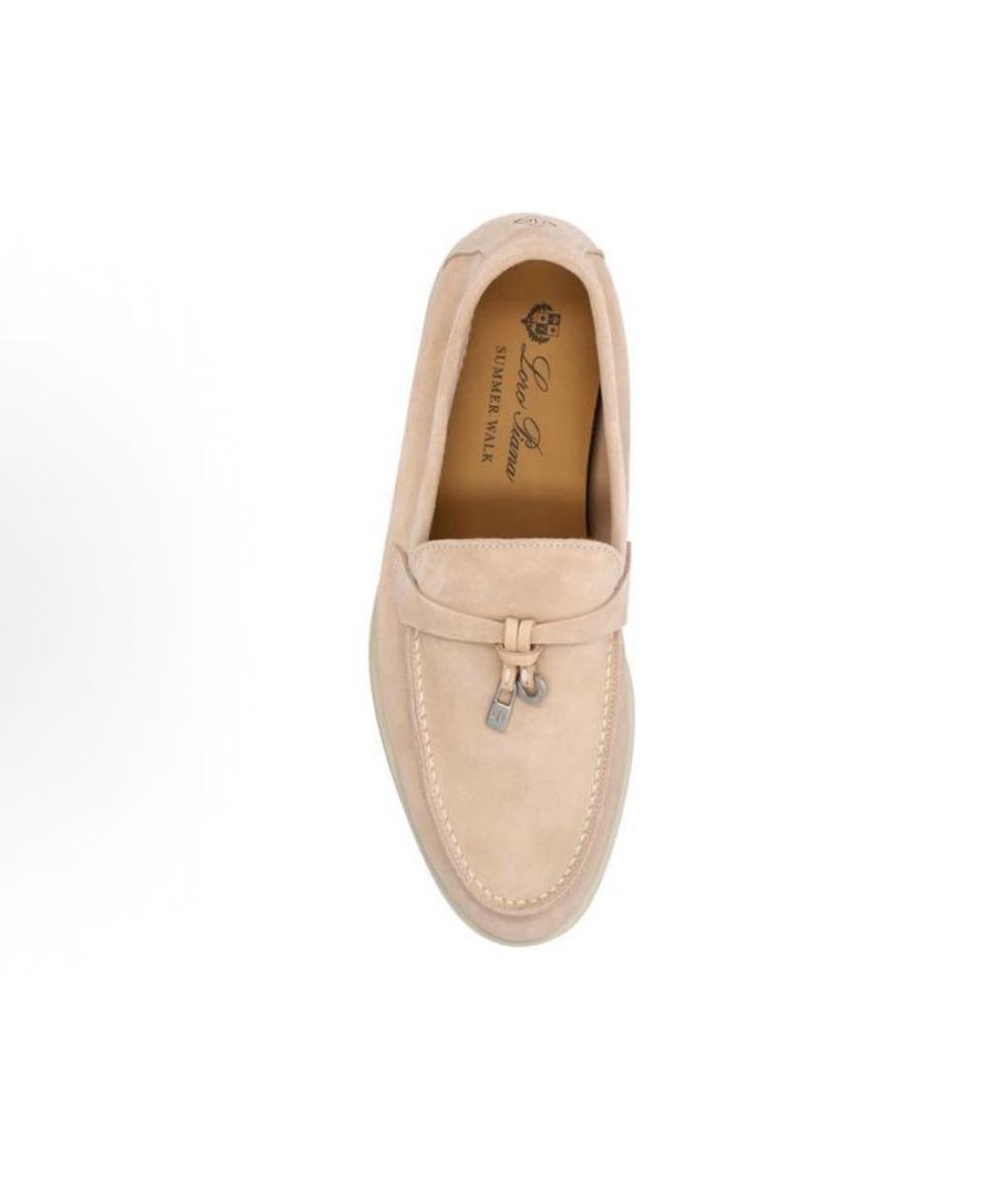 LORO PIANA Розовые лоферы, фото 4