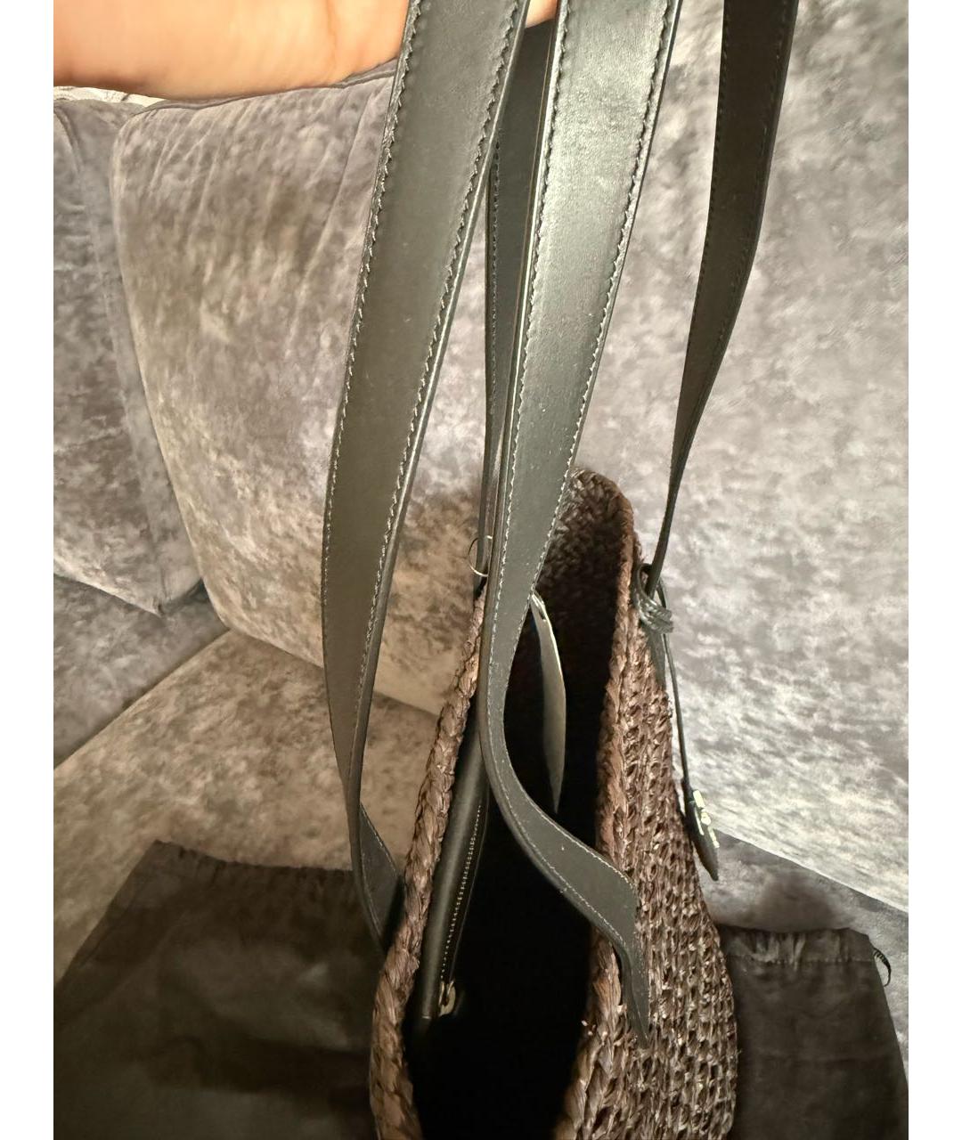 SAINT LAURENT Черная сумка тоут, фото 4
