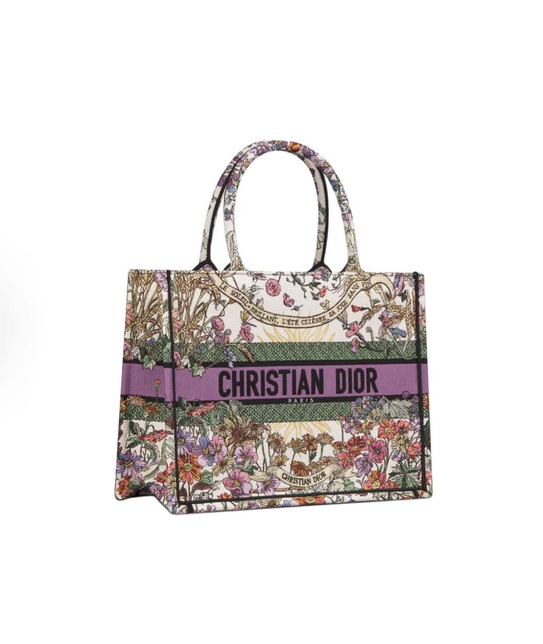 CHRISTIAN DIOR Жаккардовая сумка тоут, фото 3