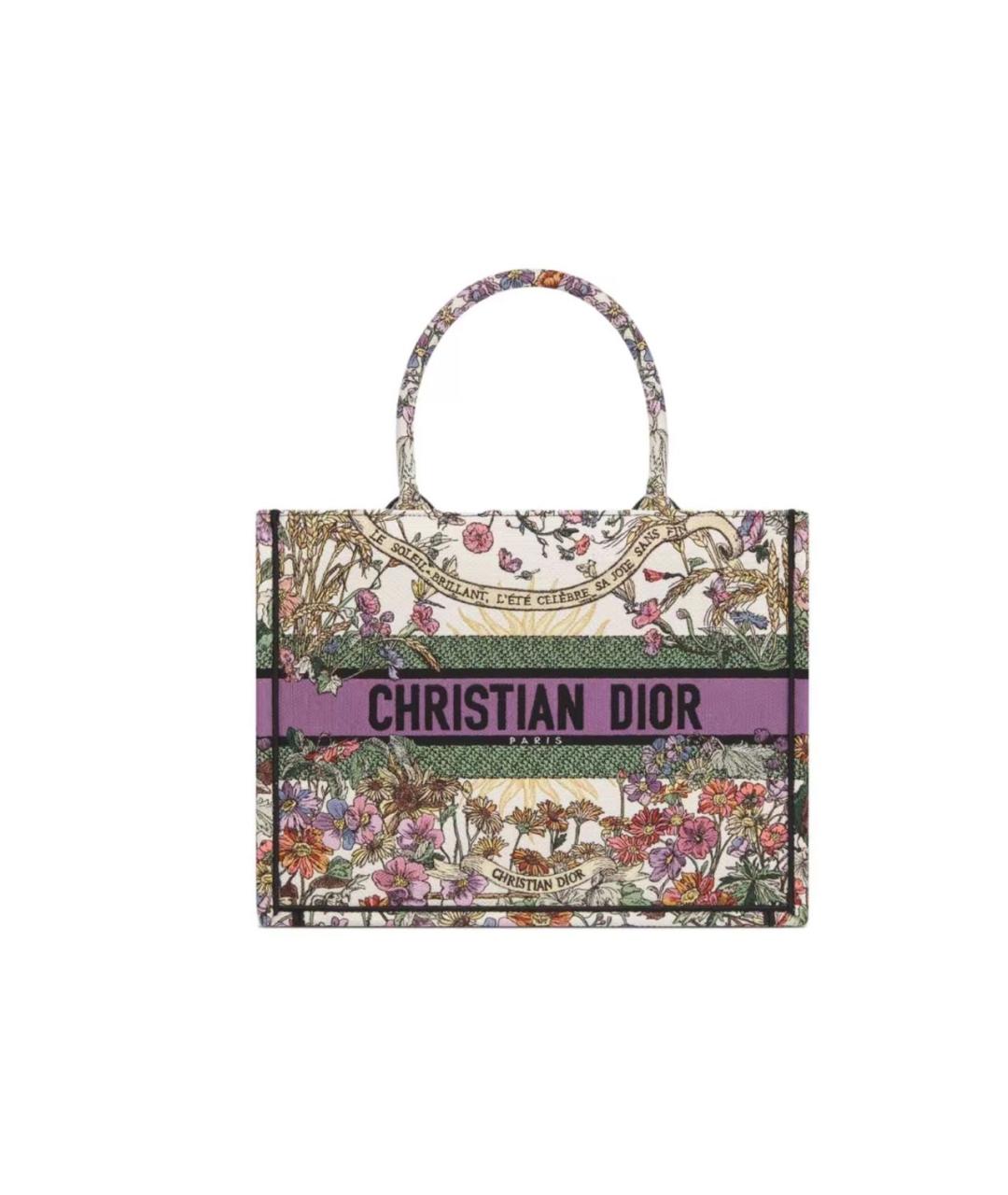 CHRISTIAN DIOR Жаккардовая сумка тоут, фото 1