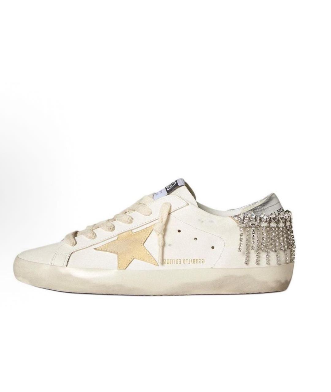 GOLDEN GOOSE DELUXE BRAND Белые кожаные кеды, фото 2