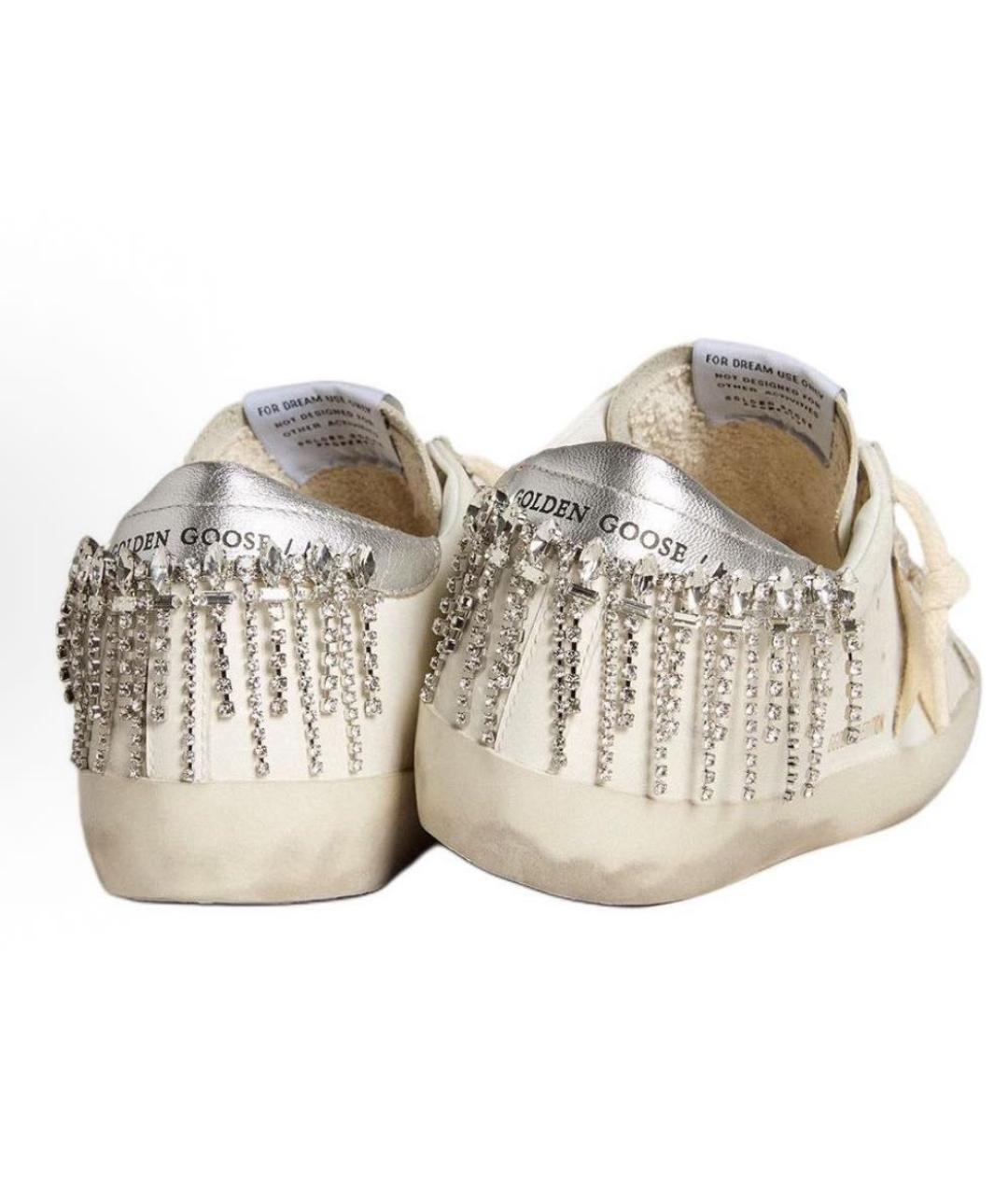 GOLDEN GOOSE DELUXE BRAND Белые кожаные кеды, фото 4