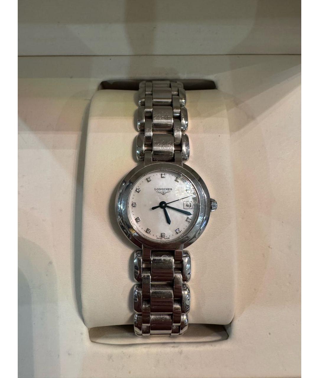 LONGINES Серебряные стальные часы, фото 2