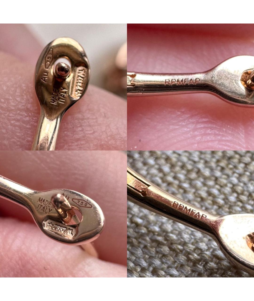 BVLGARI Золотые серьги из розового золота, фото 4