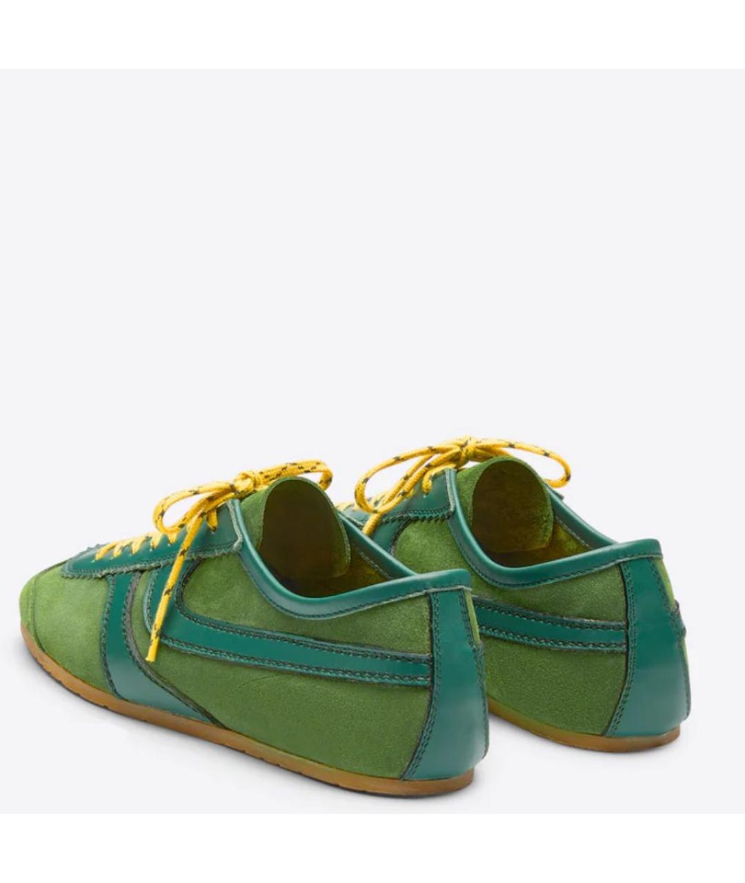 DRIES VAN NOTEN Зеленые кроссовки, фото 3