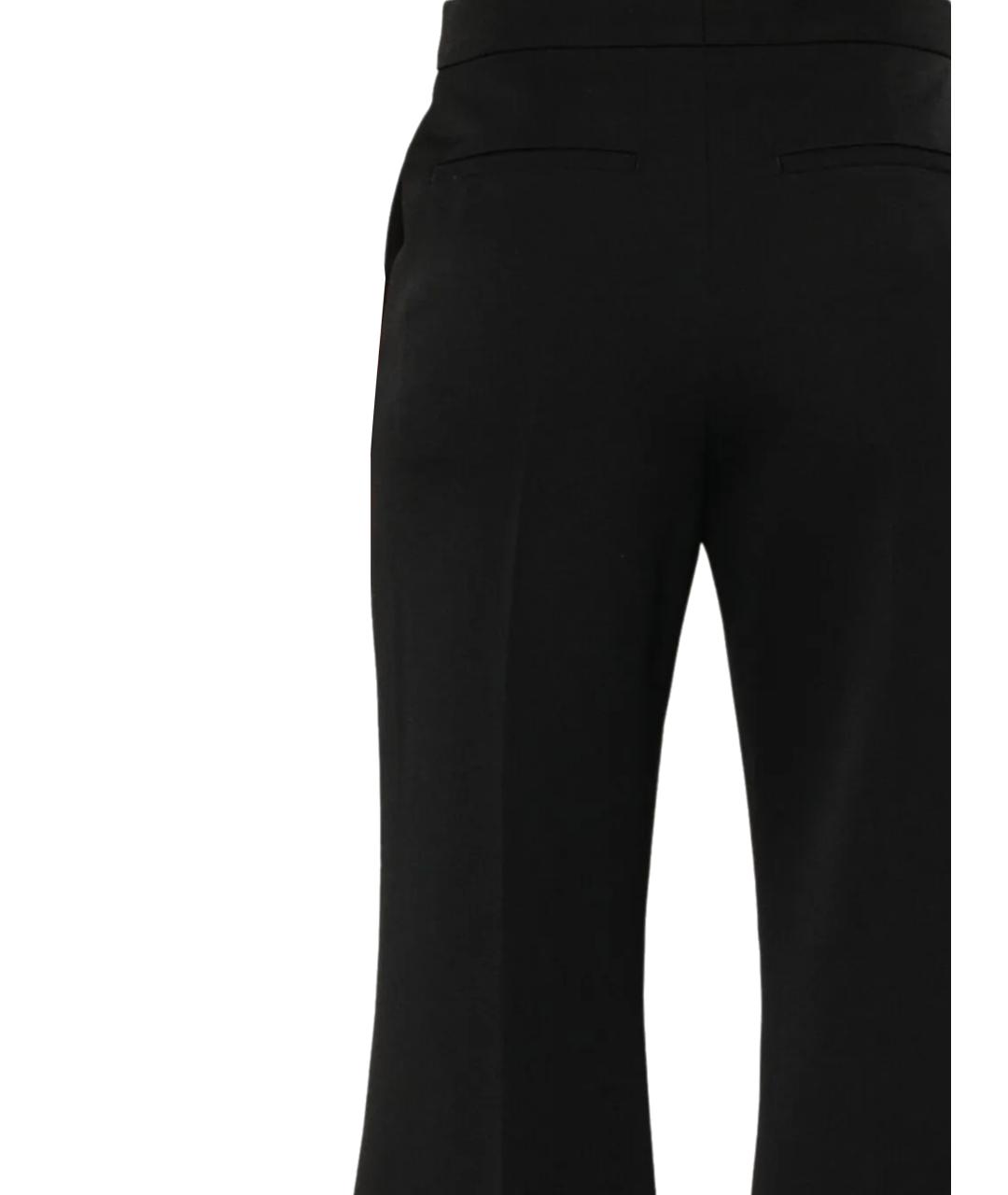 GIVENCHY Черные шерстяные прямые брюки, фото 2