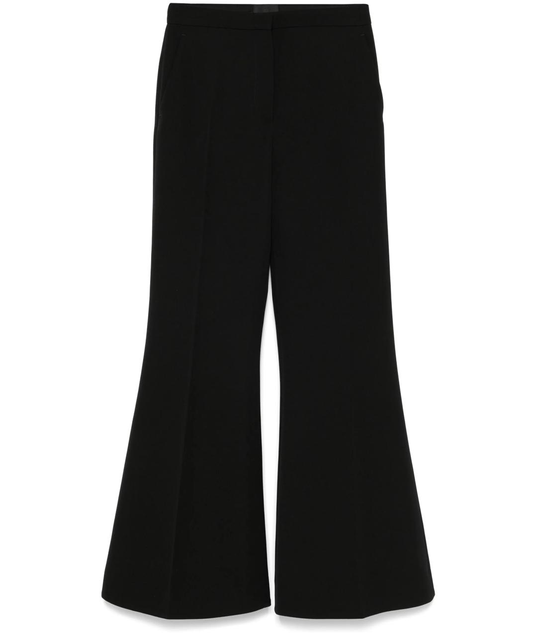 GIVENCHY Черные шерстяные прямые брюки, фото 1