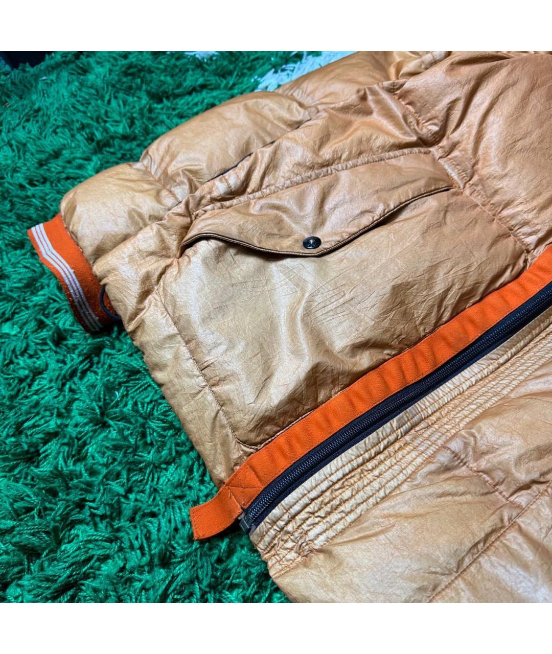 STONE ISLAND Оранжевый пуховик, фото 5