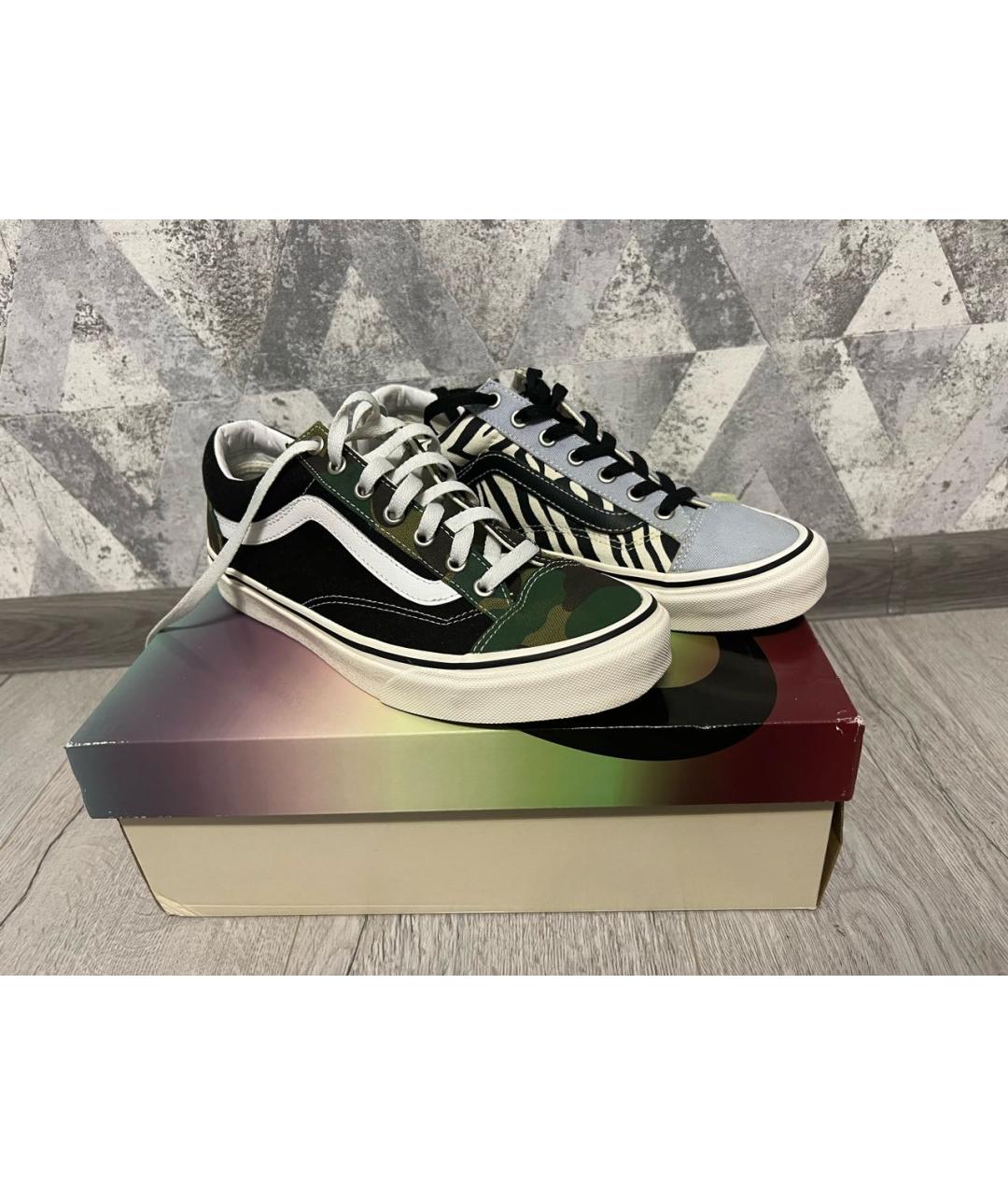 VANS Мульти кожаные низкие кроссовки / кеды, фото 9