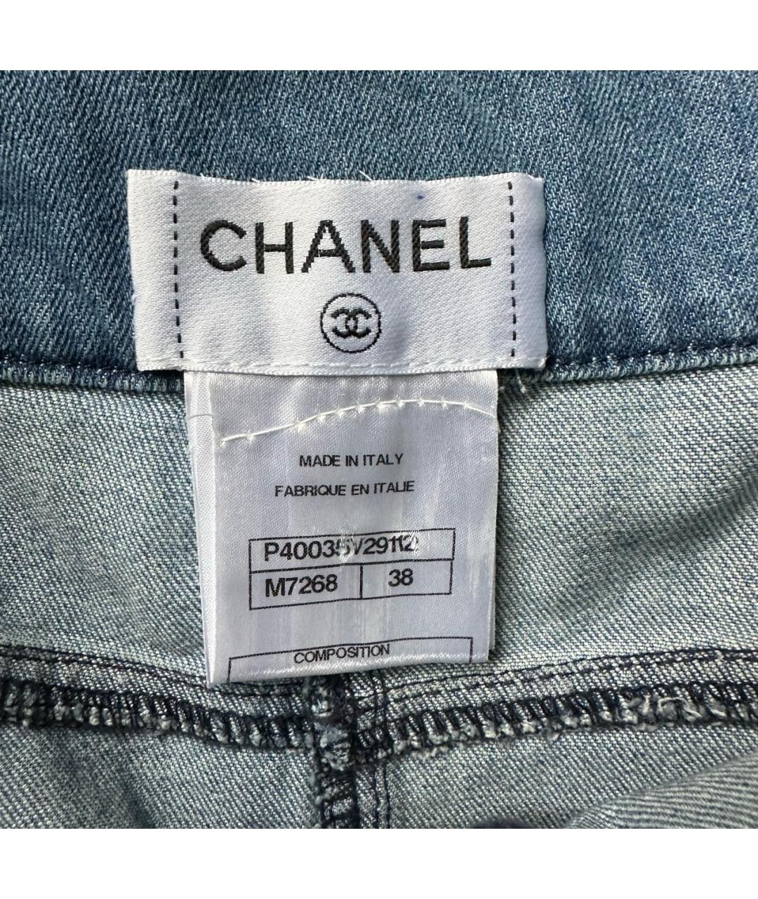 CHANEL Хлопковая юбка мини, фото 3