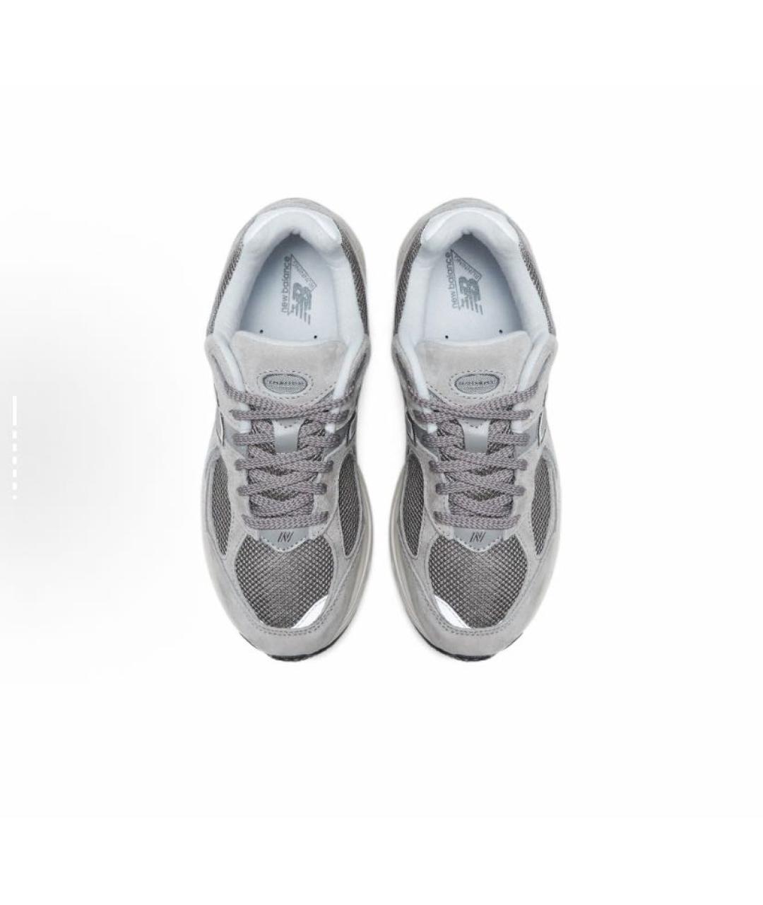 NEW BALANCE Серые замшевые кроссовки, фото 2