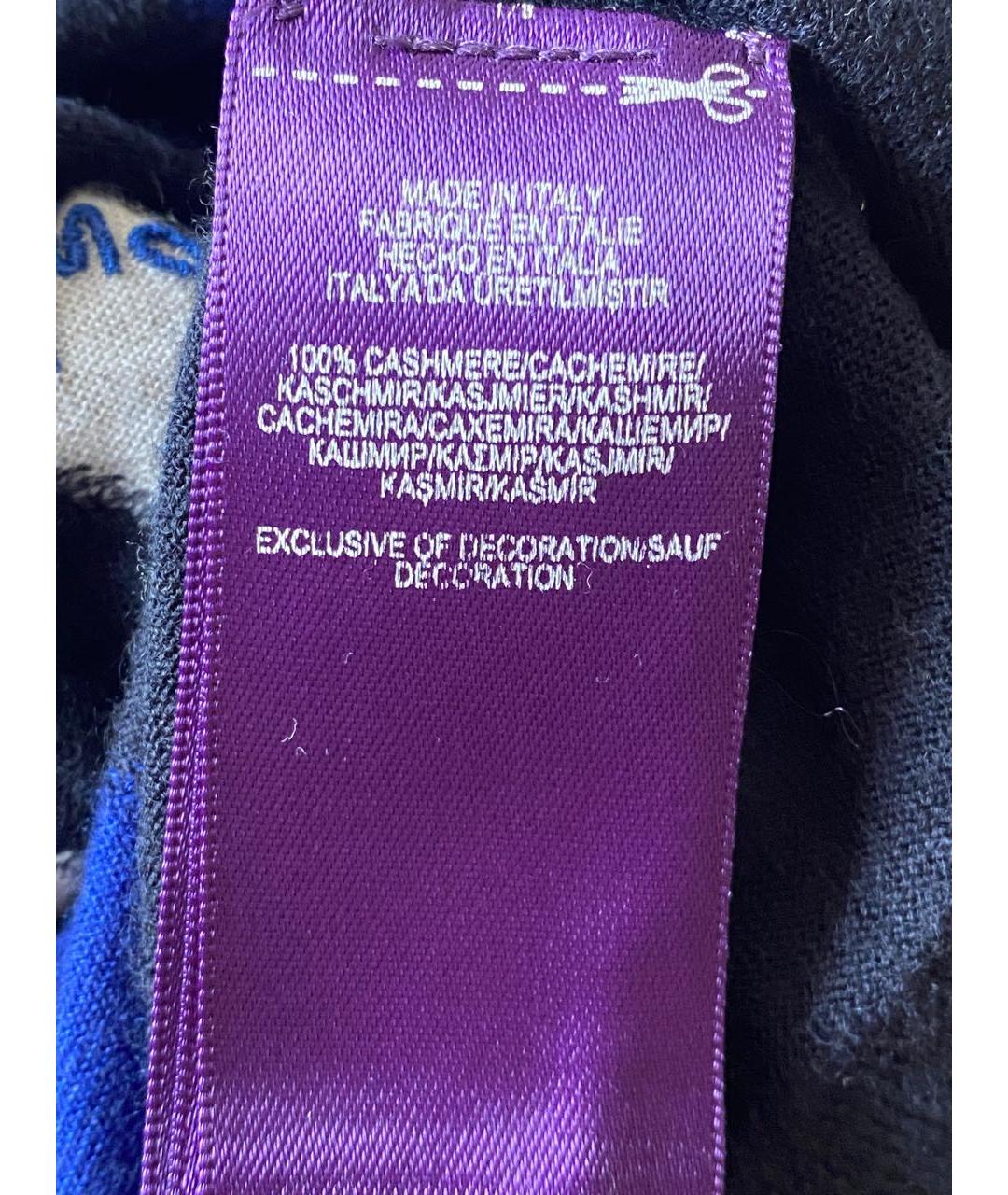 RALPH LAUREN Мульти кашемировый джемпер / свитер, фото 4