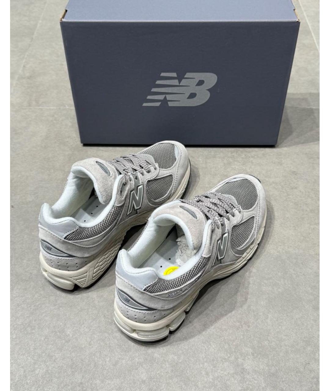 NEW BALANCE Серые замшевые низкие кроссовки / кеды, фото 7