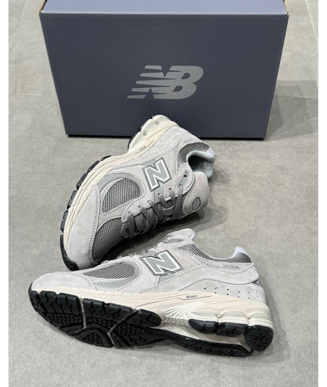 NEW BALANCE Серые замшевые низкие кроссовки / кеды, фото 6
