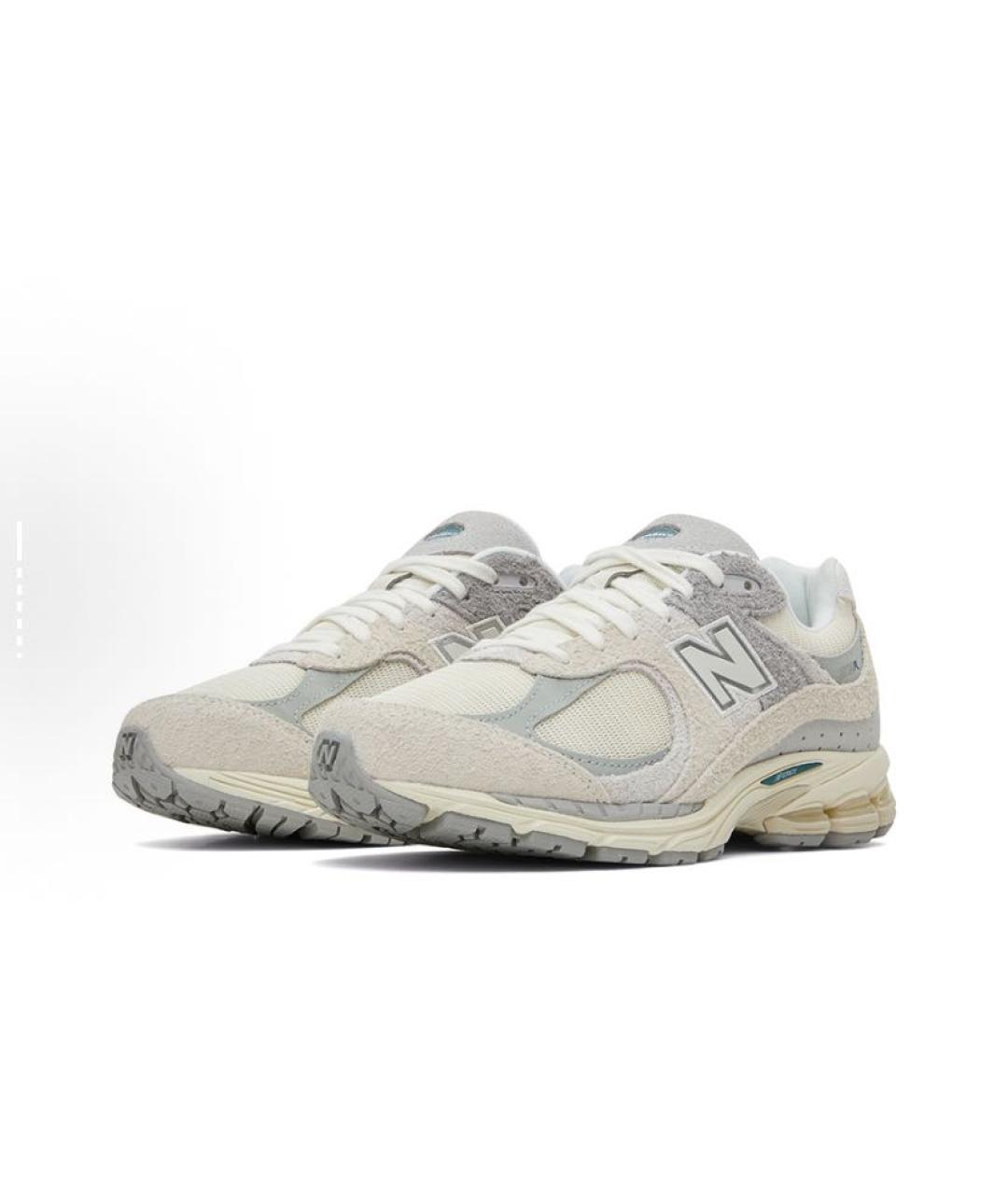 NEW BALANCE Бежевые замшевые кроссовки, фото 2