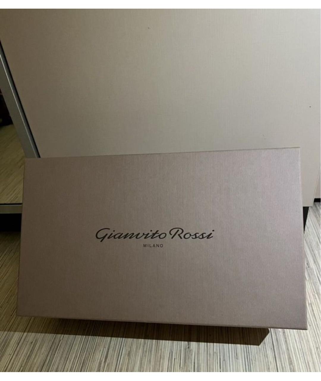 GIANVITO ROSSI Синие замшевые лоферы, фото 7