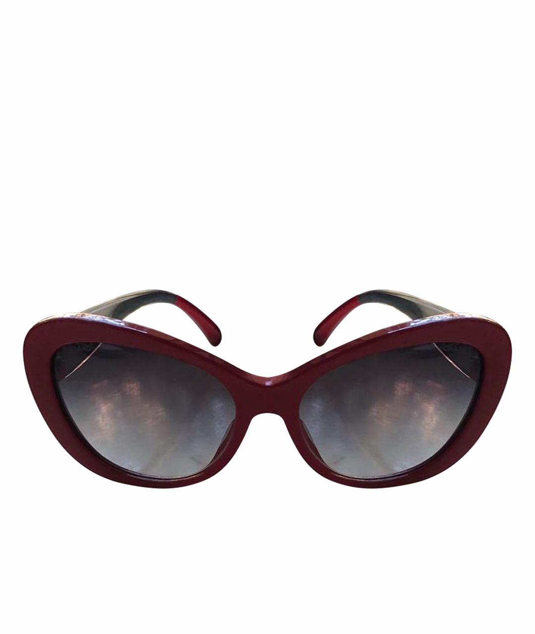 CHANEL Красные солнцезащитные очки, фото 1