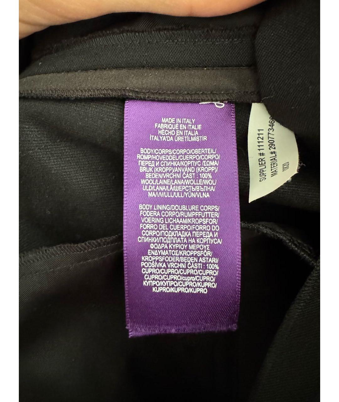 RALPH LAUREN Черный комбинезон, фото 3