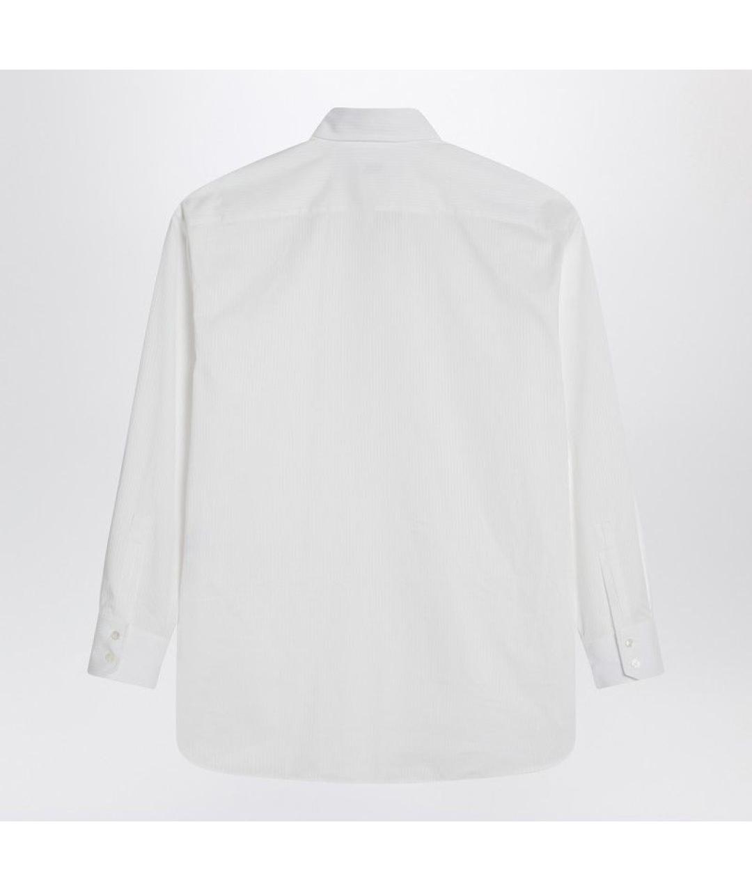 SAINT LAURENT Белая хлопковая рубашка, фото 2