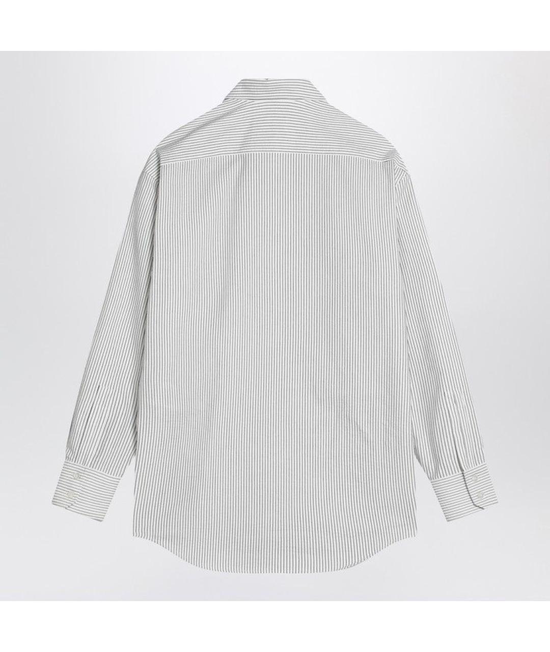 SAINT LAURENT Серая хлопковая рубашка, фото 2