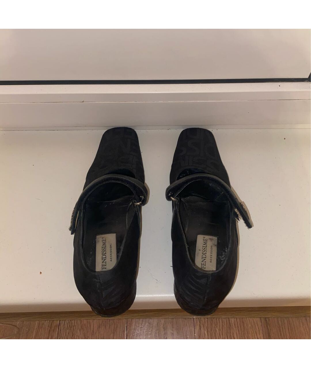 FENDI Черные кожаные туфли, фото 3