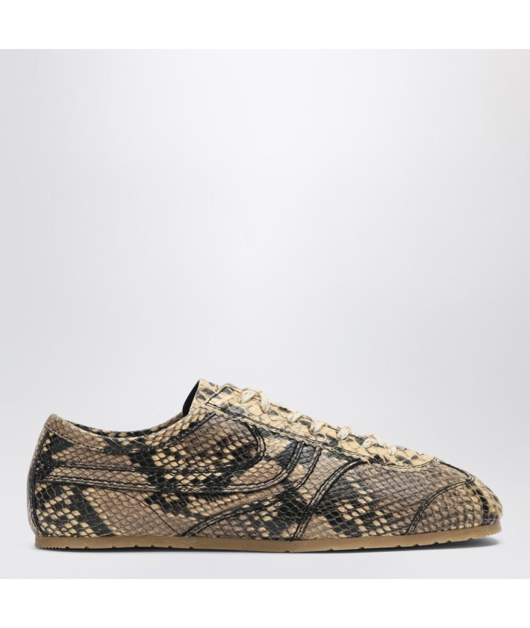 DRIES VAN NOTEN Мульти кожаные кроссовки, фото 4