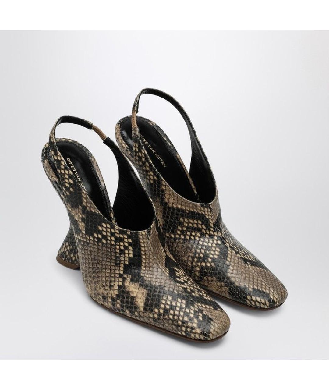 DRIES VAN NOTEN Мульти кожаные туфли, фото 2