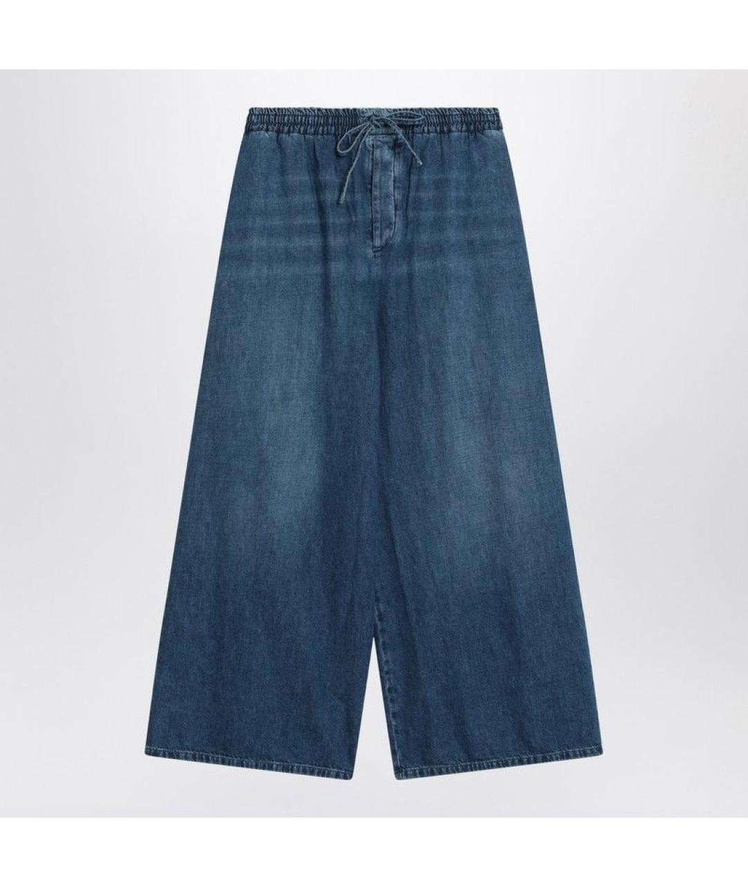 LOEWE Голубые хлопковые прямые джинсы, фото 3