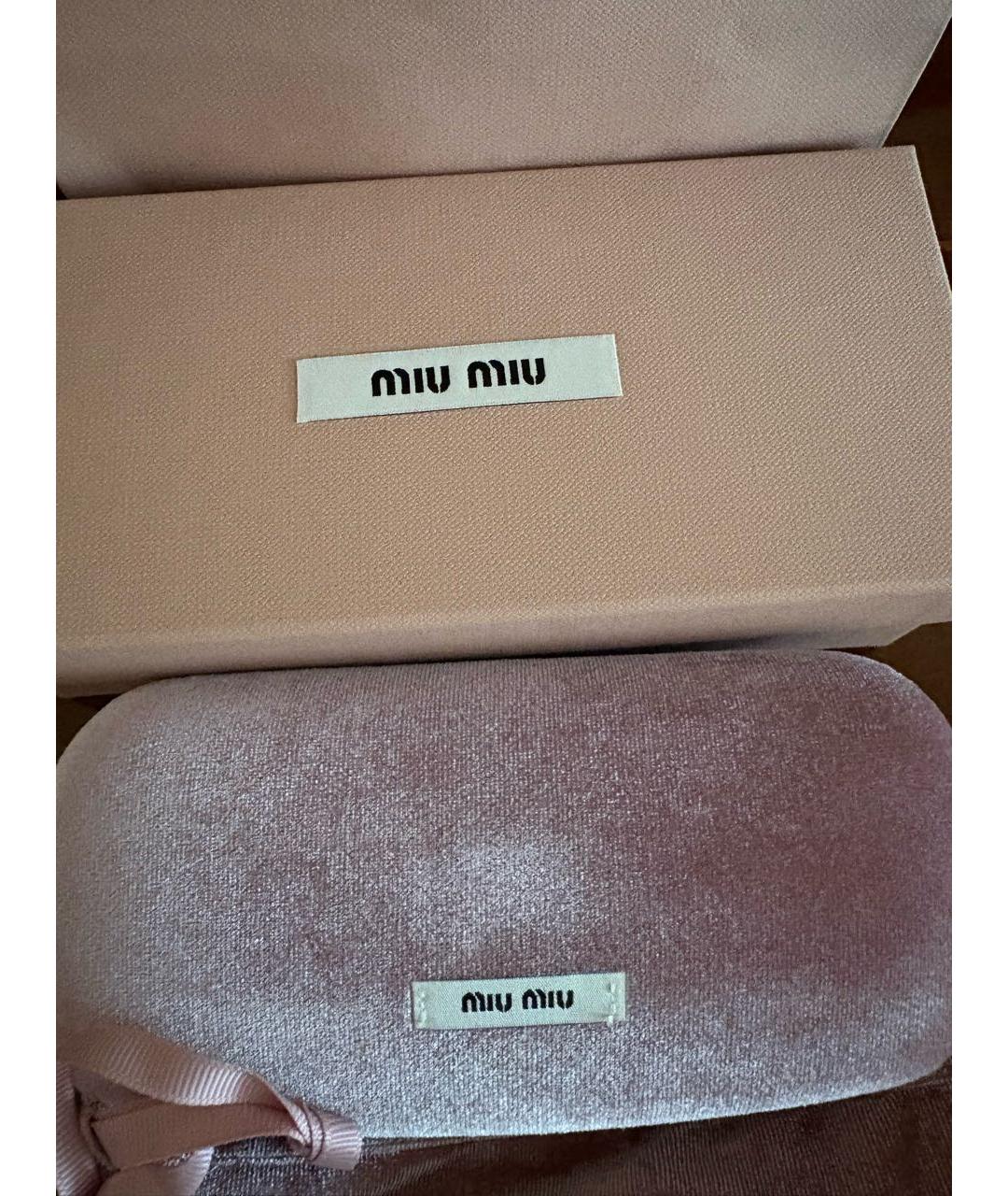 MIU MIU Коричневые солнцезащитные очки, фото 2